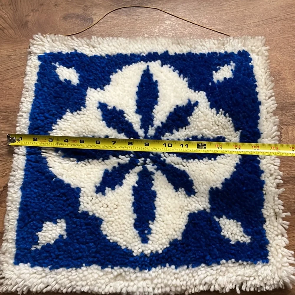 Vintage 70’s Star Rug Wall Hanging